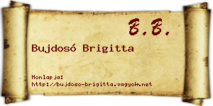Bujdosó Brigitta névjegykártya