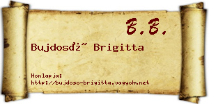 Bujdosó Brigitta névjegykártya