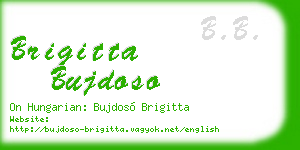 brigitta bujdoso business card